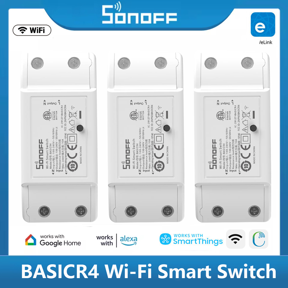 Sonoff Basic Switch - Interruptor Inteligente Wifi Sonoff Basic-R4 Mini,