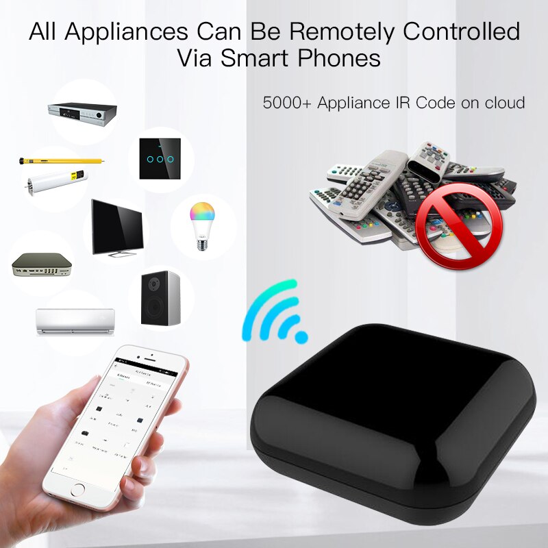 MOES Tuya WiFi IR RF remoto pa - Matter Hub Thread reseña y precio