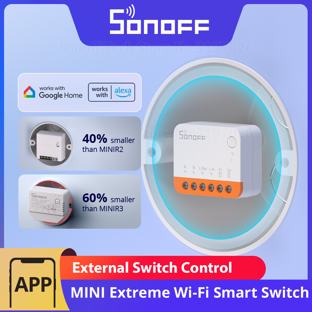 SONOFF MINIR4 interruptor inte - Sonoff Basic Switch reseña y precio