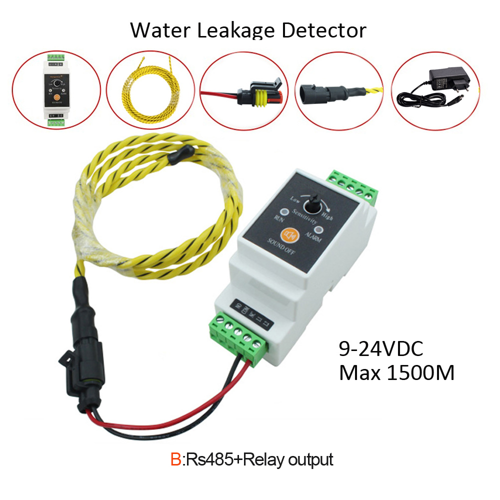 1 Juego de Detector de fugas d - Water Leak Detector Wired reseña y precio