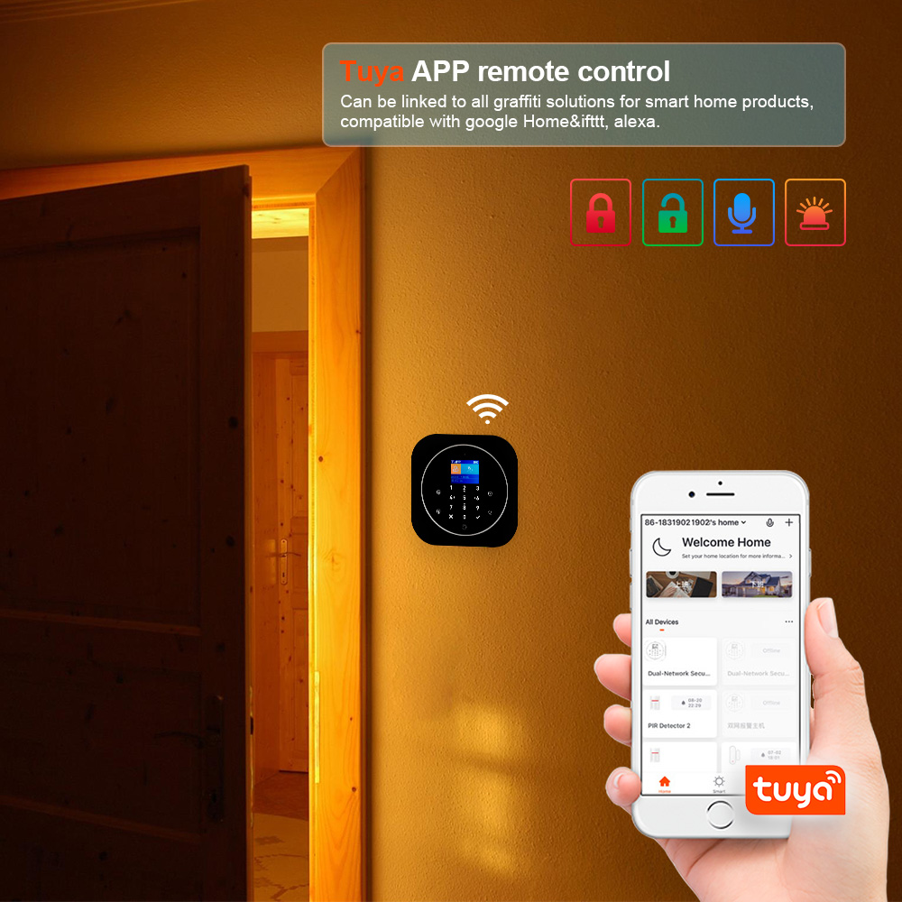 KERUI G12 inalámbrico Tuya Kit - Smart Home Automation Diy reseña y precio