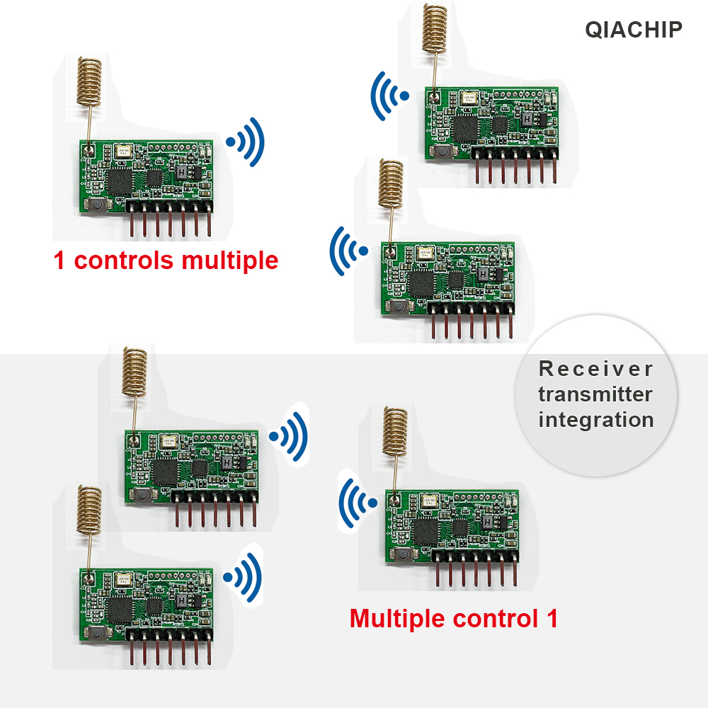 QIACHIP RF recepción y transmi - Home Automation With Arduino reseña y precio